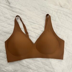 Seamless Brown Wireless Bra